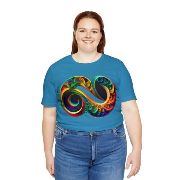 Neurodiversity and Autism Infinity Symbol - Unisex Jersey Short Sleeve Tee - Image 67