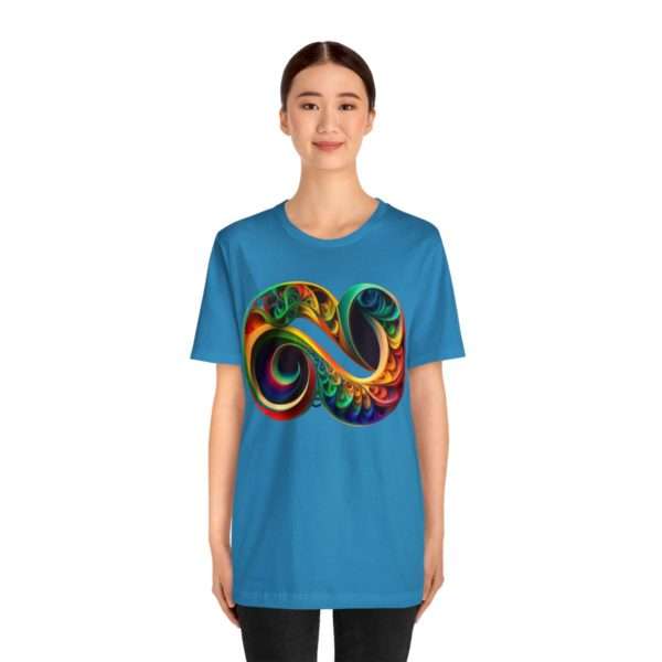 Neurodiversity and Autism Infinity Symbol - Unisex Jersey Short Sleeve Tee - Image 64