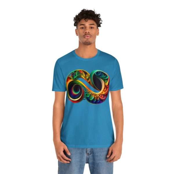 Neurodiversity and Autism Infinity Symbol - Unisex Jersey Short Sleeve Tee - Image 65