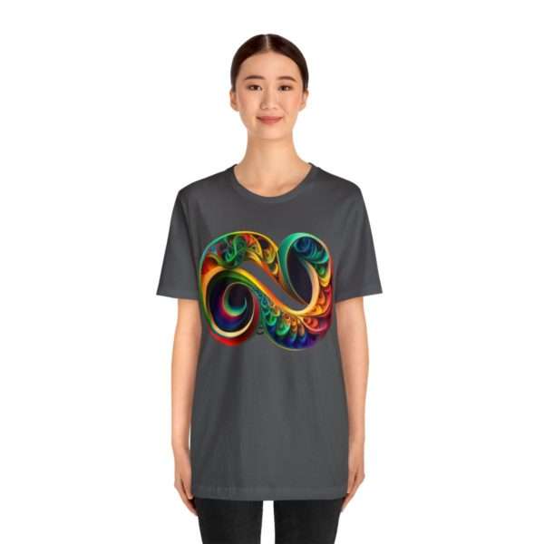 Neurodiversity and Autism Infinity Symbol - Unisex Jersey Short Sleeve Tee - Image 88