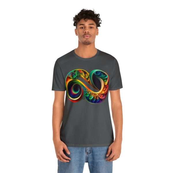 Neurodiversity and Autism Infinity Symbol - Unisex Jersey Short Sleeve Tee - Image 89