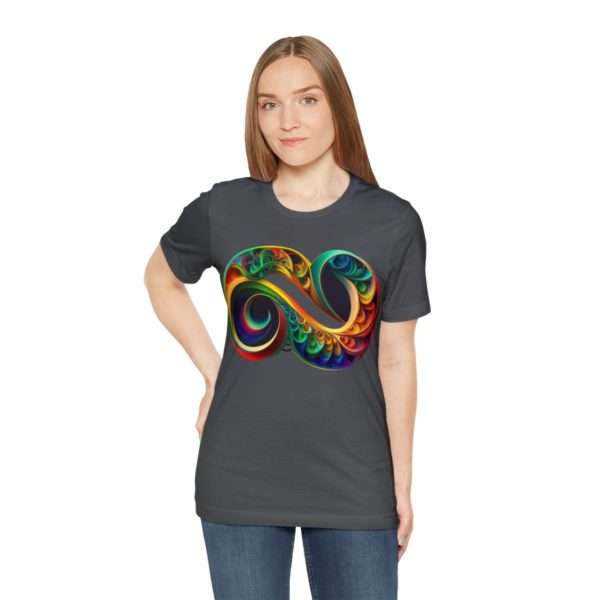 Neurodiversity and Autism Infinity Symbol - Unisex Jersey Short Sleeve Tee - Image 90