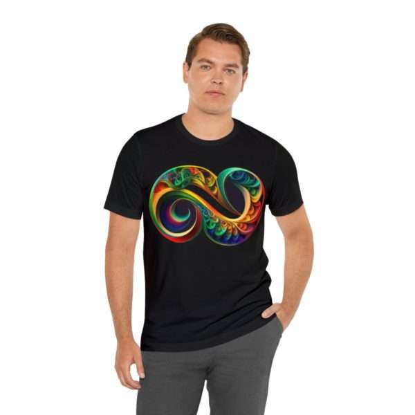 Neurodiversity and Autism Infinity Symbol - Unisex Jersey Short Sleeve Tee