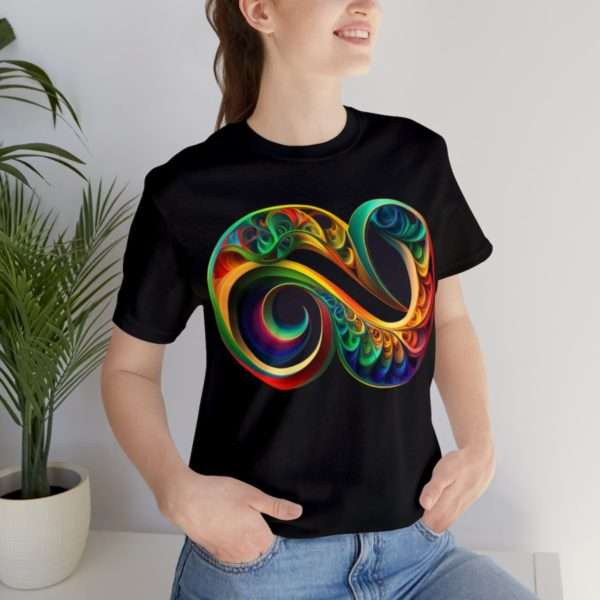 Neurodiversity and Autism Infinity Symbol - Unisex Jersey Short Sleeve Tee - Image 9