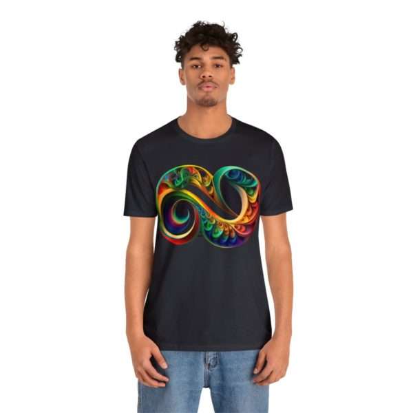 Neurodiversity and Autism Infinity Symbol - Unisex Jersey Short Sleeve Tee - Image 53