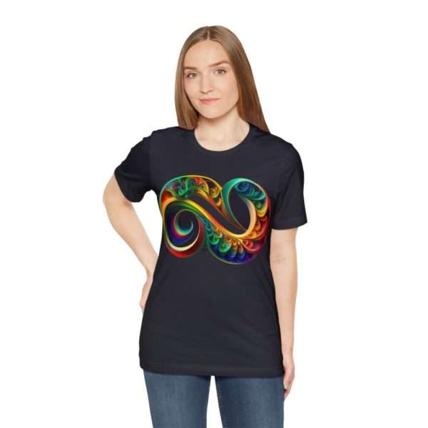 Neurodiversity and Autism Infinity Symbol - Unisex Jersey Short Sleeve Tee - Image 54