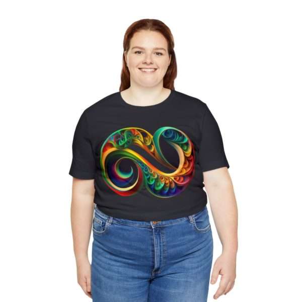 Neurodiversity and Autism Infinity Symbol - Unisex Jersey Short Sleeve Tee - Image 55