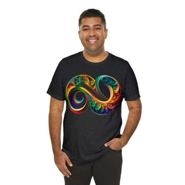 Neurodiversity and Autism Infinity Symbol - Unisex Jersey Short Sleeve Tee - Image 104