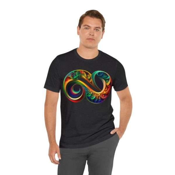 Neurodiversity and Autism Infinity Symbol - Unisex Jersey Short Sleeve Tee - Image 97