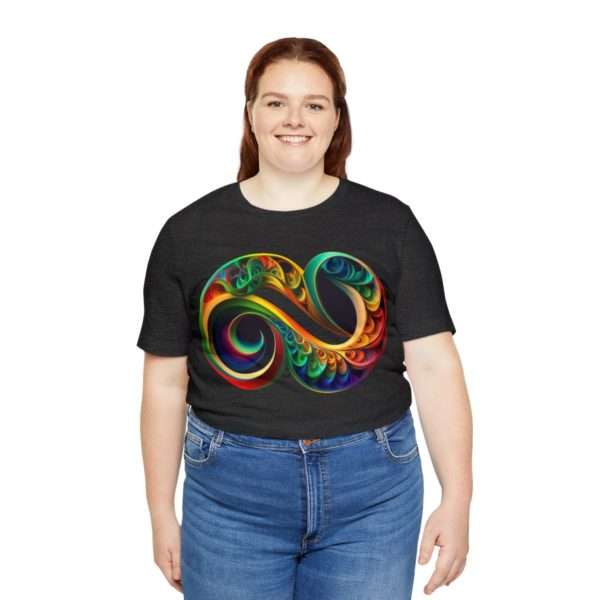 Neurodiversity and Autism Infinity Symbol - Unisex Jersey Short Sleeve Tee - Image 103