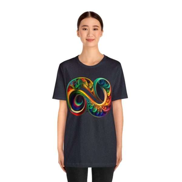 Neurodiversity and Autism Infinity Symbol - Unisex Jersey Short Sleeve Tee - Image 112