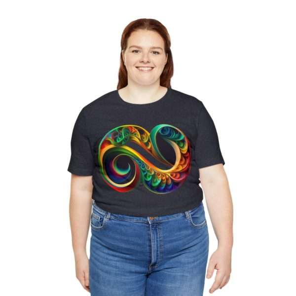 Neurodiversity and Autism Infinity Symbol - Unisex Jersey Short Sleeve Tee - Image 115