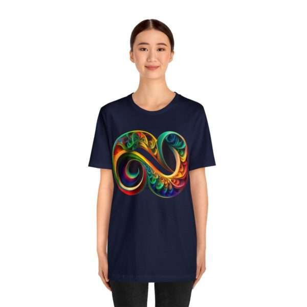 Neurodiversity and Autism Infinity Symbol - Unisex Jersey Short Sleeve Tee - Image 124