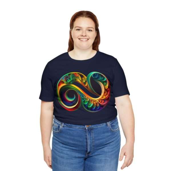 Neurodiversity and Autism Infinity Symbol - Unisex Jersey Short Sleeve Tee - Image 127