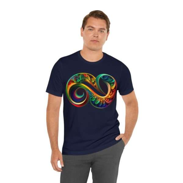 Neurodiversity and Autism Infinity Symbol - Unisex Jersey Short Sleeve Tee - Image 121