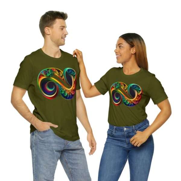 Neurodiversity and Autism Infinity Symbol - Unisex Jersey Short Sleeve Tee - Image 46