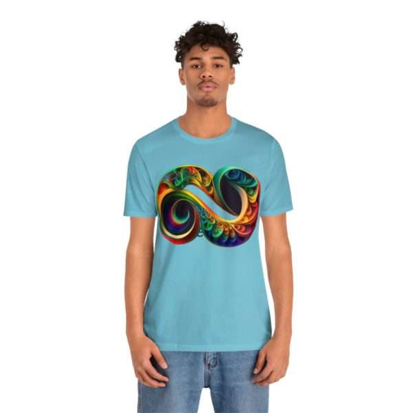 Neurodiversity and Autism Infinity Symbol - Unisex Jersey Short Sleeve Tee - Image 77