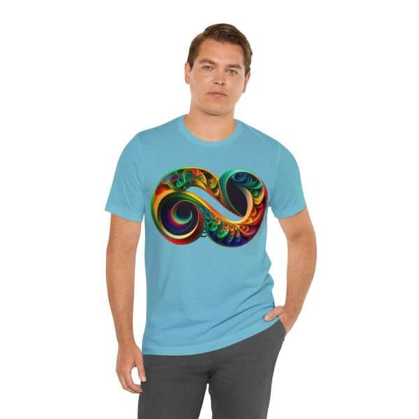 Neurodiversity and Autism Infinity Symbol - Unisex Jersey Short Sleeve Tee - Image 73