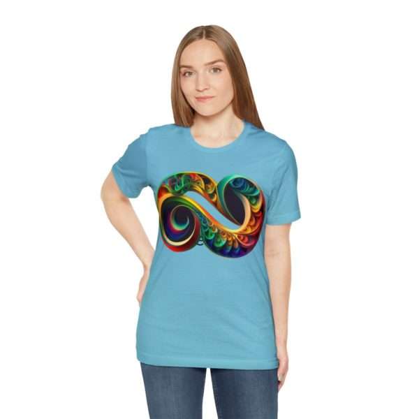 Neurodiversity and Autism Infinity Symbol - Unisex Jersey Short Sleeve Tee - Image 78