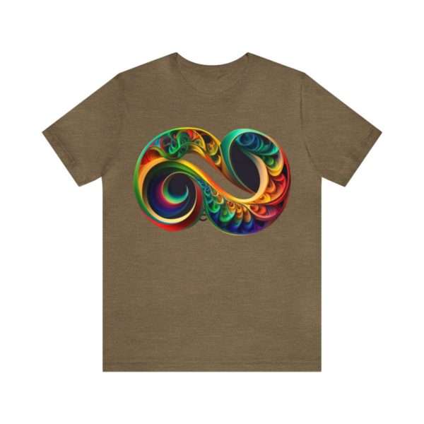 Neurodiversity and Autism Infinity Symbol - Unisex Jersey Short Sleeve Tee - Image 26