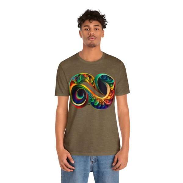 Neurodiversity and Autism Infinity Symbol - Unisex Jersey Short Sleeve Tee - Image 29