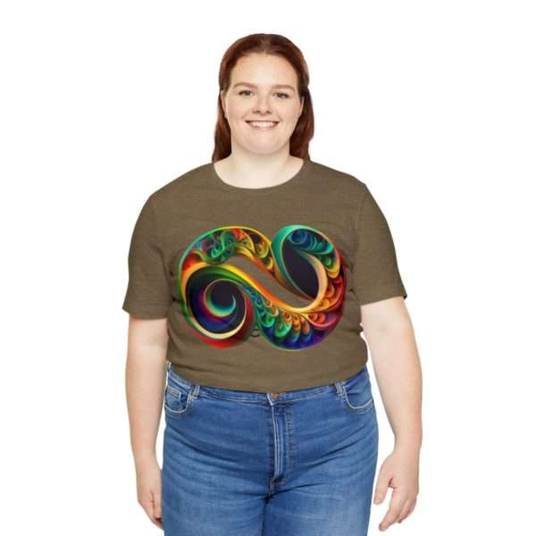 Neurodiversity and Autism Infinity Symbol - Unisex Jersey Short Sleeve Tee - Image 31