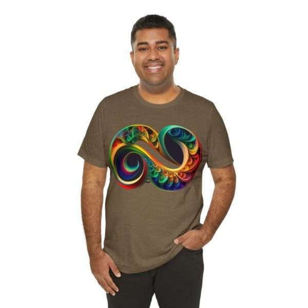 Neurodiversity and Autism Infinity Symbol - Unisex Jersey Short Sleeve Tee - Image 32