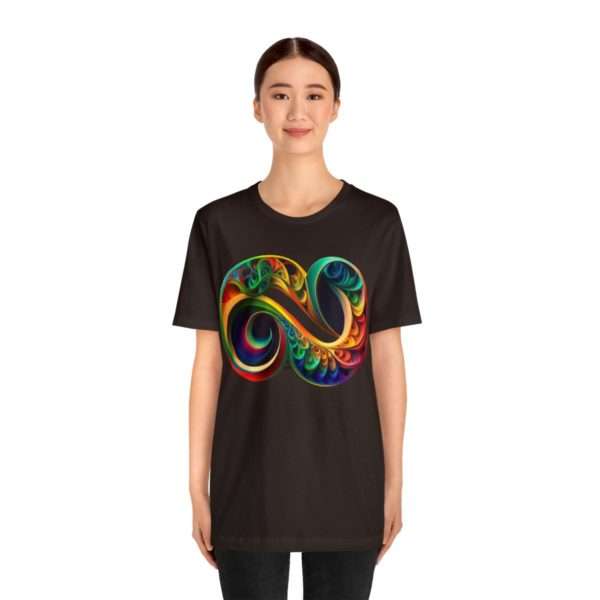 Neurodiversity and Autism Infinity Symbol - Unisex Jersey Short Sleeve Tee - Image 16