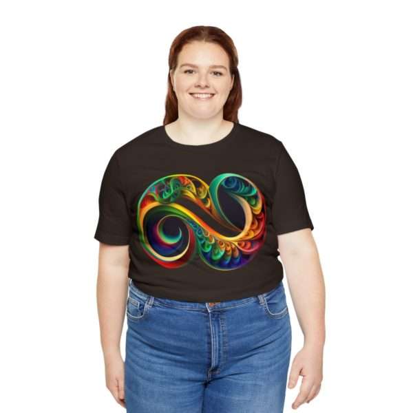 Neurodiversity and Autism Infinity Symbol - Unisex Jersey Short Sleeve Tee - Image 19