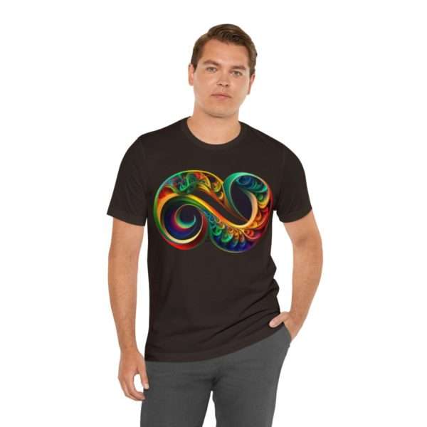 Neurodiversity and Autism Infinity Symbol - Unisex Jersey Short Sleeve Tee - Image 13