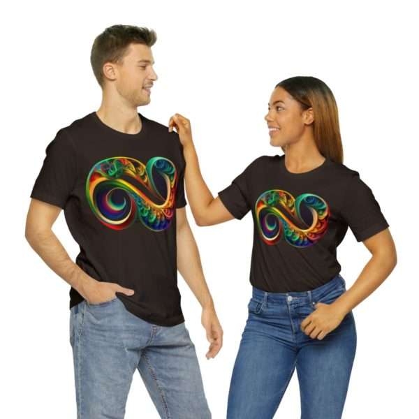 Neurodiversity and Autism Infinity Symbol - Unisex Jersey Short Sleeve Tee - Image 22